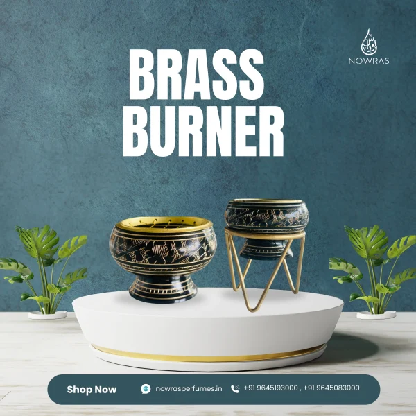 Traditional Brass Bakhoor Burner